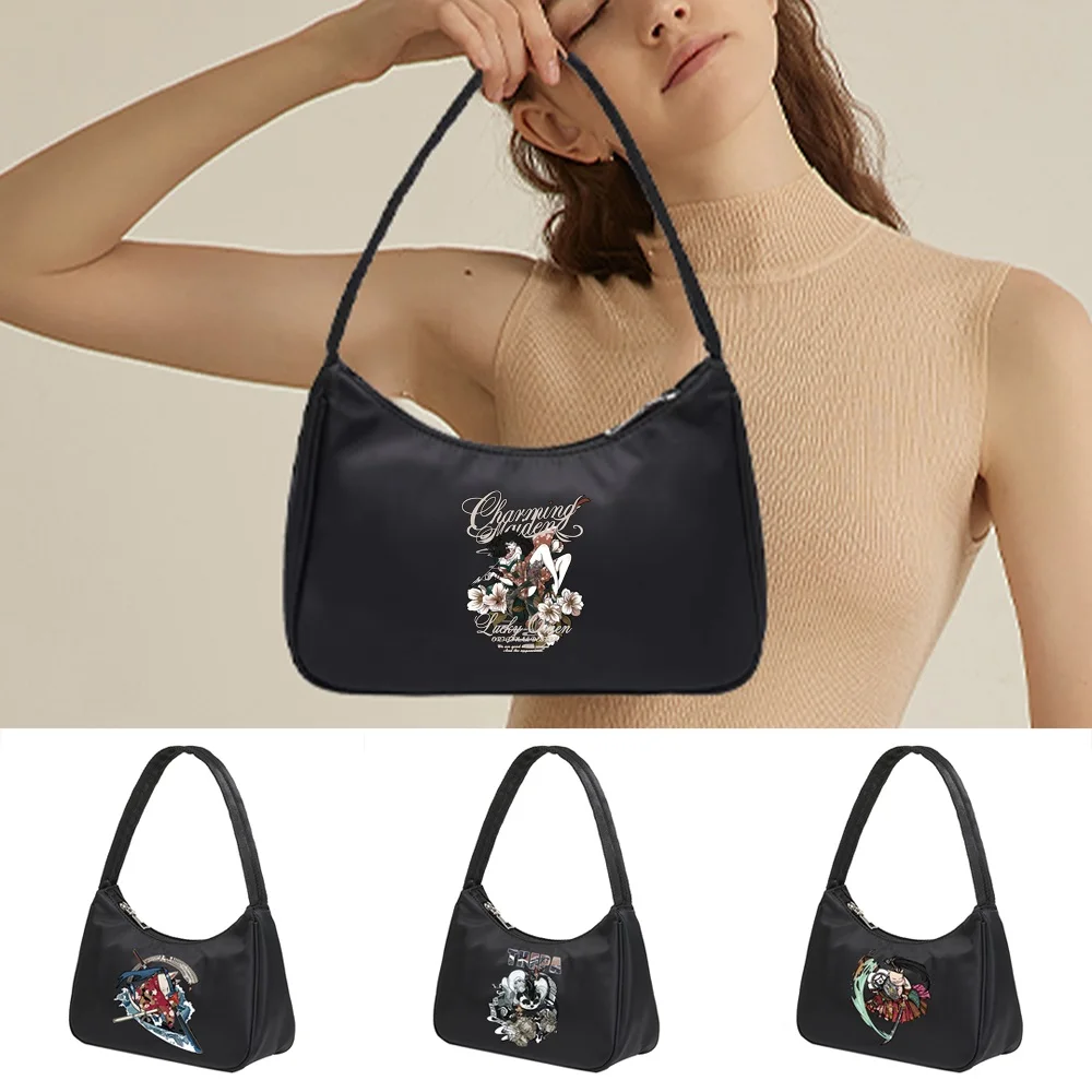 Women Shoulder Bags Underarm Pouch Commute Tote Bags Daily  Handbag Underarm Shoulder  Pouch Purse Clutch Samurai Print