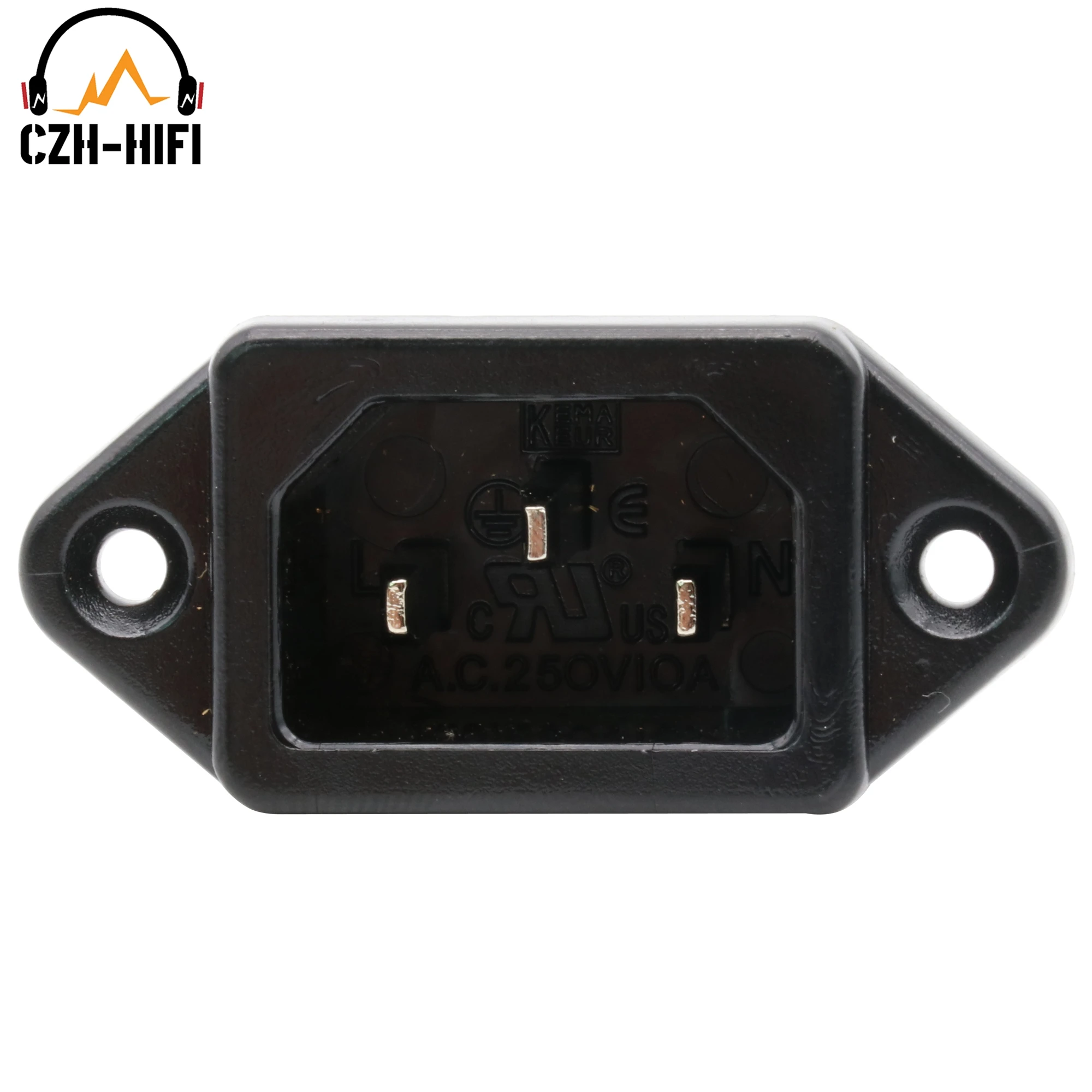   IEC 320 C14 3  AC   ڵ Ա  Ŭ Ŀ, 250V, 10A CCC CE TUV , 1 ǽ