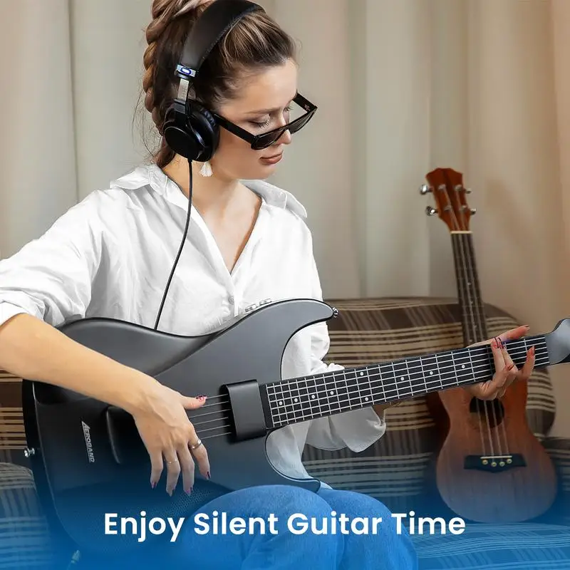 AeroBand Painless Guitar Smart Silicone Strings Bluetooth