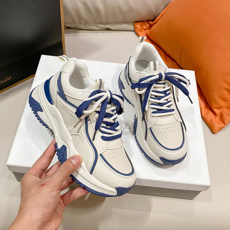 

Кроссовки женские на шнуровке, Вулканизированная подошва, плюшевые, повседневная обувь, высокий каблук, универсальные, Осень-зима 2020