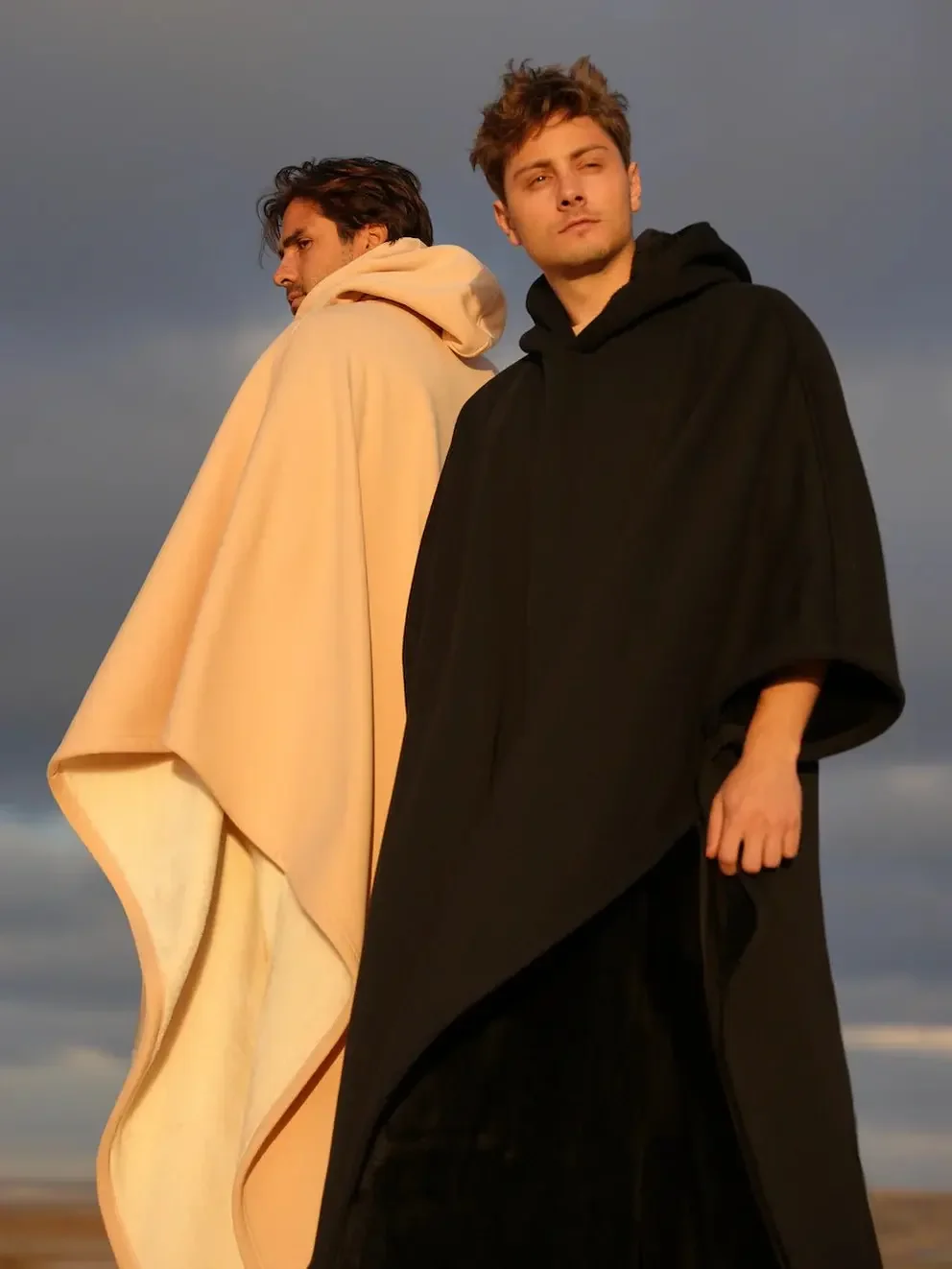 Eden Hoodie Trendy Cloak Robe Hoodie Man Women Sweatshirt Casual Loose Solid Color with Hat Comfy Walking Cape Cloak with Mantle 2