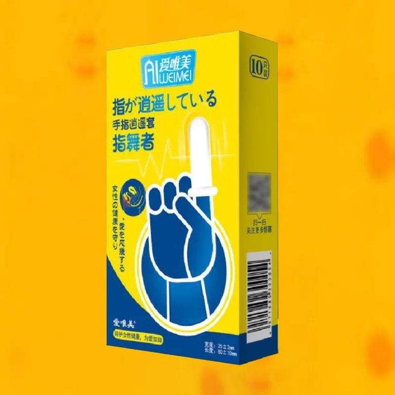 Reusable Condom Finger Sleeve Vaginal Massager female Masturbation G spot Stimulator Clitoris Stimulator Sex Toys for couples