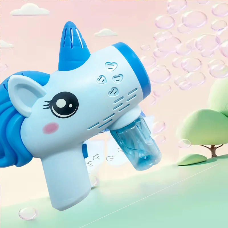 Automatic Unicorn Bubble Machine For Outdoor Party Games_voghion.com