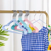 10 Pcs Children Baby Non-marking Non-slip Small Hangers Home Hanging Clothes Kids Laundry Drying Racks 1