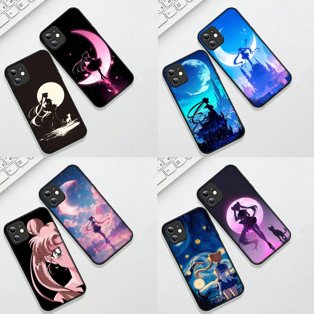 Vibrant Sailor Moon Comic Cover Poster Design Protective Phone Case
