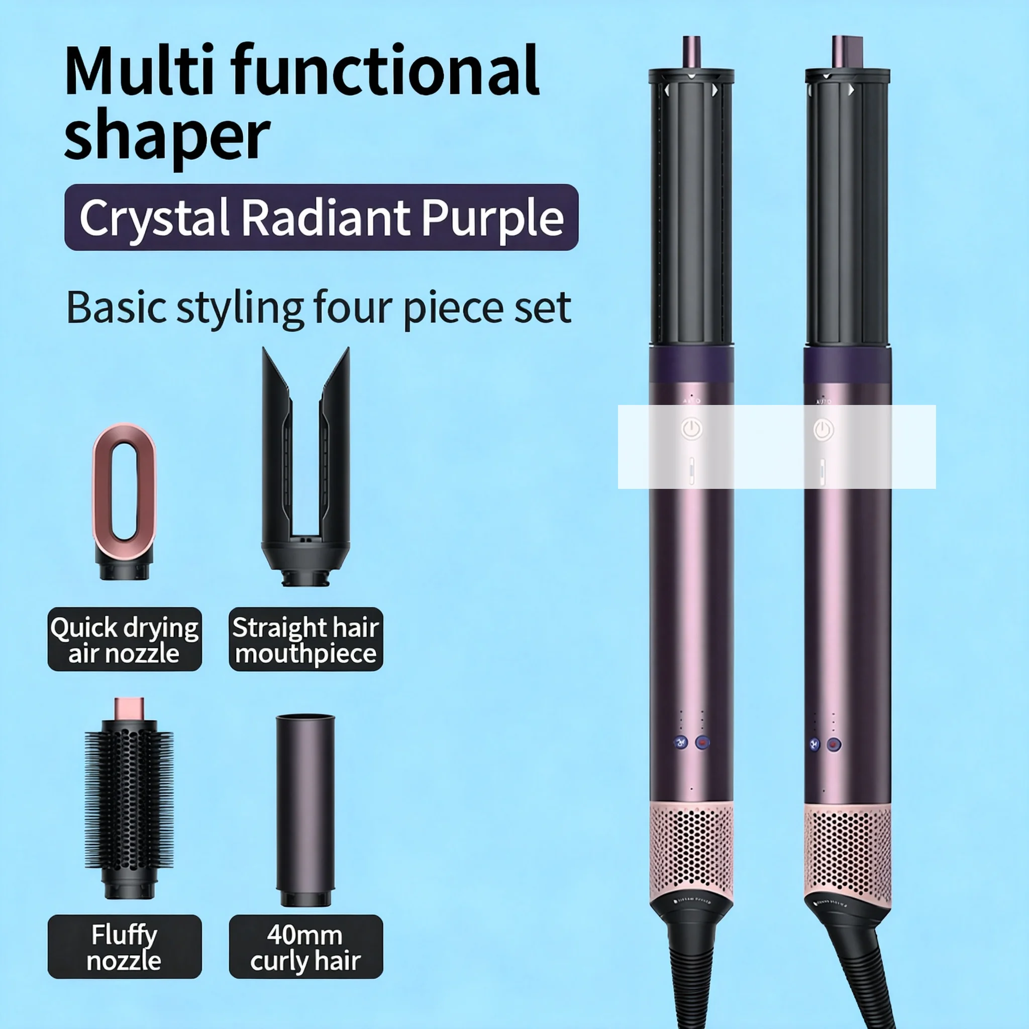 EU KR 헤어 스타일러 220V 음이온 헤어 드라이어 세트 멀티 헤어 스타일러 전문가용 블로우 드라이어 브러쉬 컬링용 여성용 선물