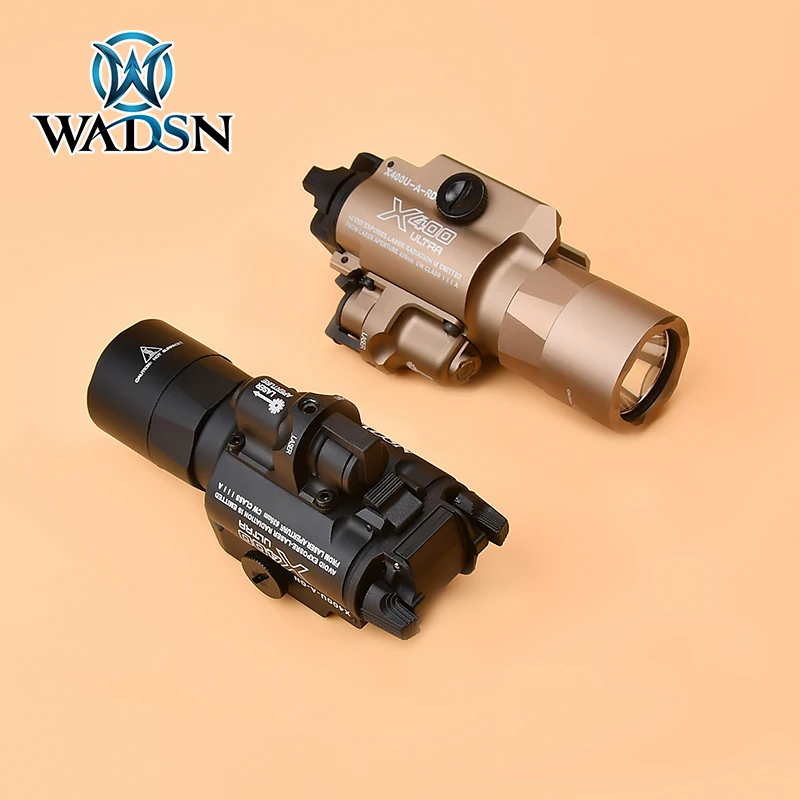 WADSN X400U X400 Ultra Tactical Flashlight with Red/Green Laser