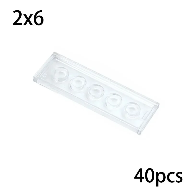 Compatible 69729 DIY Building Blocks Ceramic Tile 2x6 Smooth Figure Bricks Educational Creative Size 2*6 Flat Tile Toys For Kids