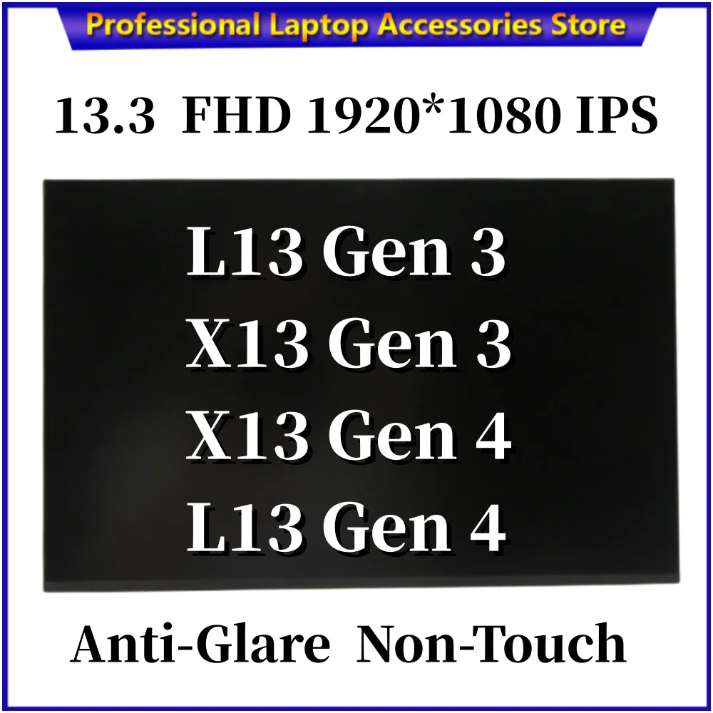 

New for Lenovo Thinkpad L13 Gen 3 Gen 4 X13 Gen 2 Gen 3 Gen 4 Laptop FHD LCD Screen 5D11A22504 5D11A22492 5D11A22505 5D11A22506