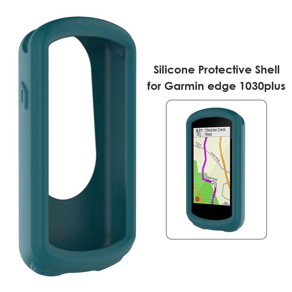 

For Garmin Edge 1030 Plus GPS Anti-knock Waterproof Silica Gel Case Cover Edge 1030 Plus Matte Black Soft TPU Silicone Case