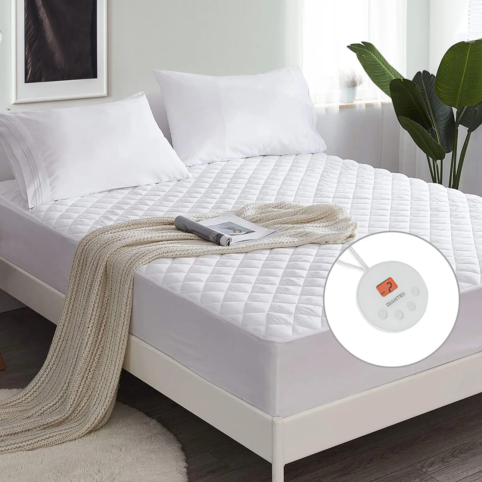 Giantex Heated Electric Mattress Pad Twin Size W/10 Heating Levels Auto  Shut Off Ep24932us-t - Electric Blankets - AliExpress