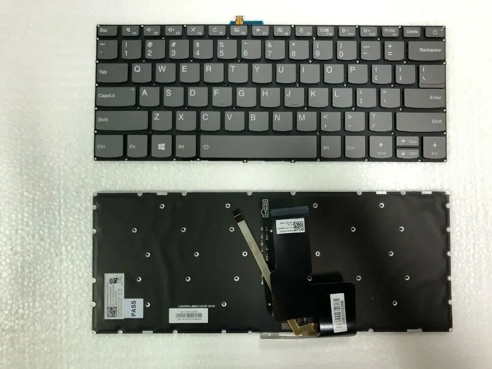 

US клавиатура с подсветкой для LENOVO IdeaPad 320-14ISK 320S-14IKB 320S-14IKBR S145-14AST S145-14IGM S145-14IKB S145-14IML
