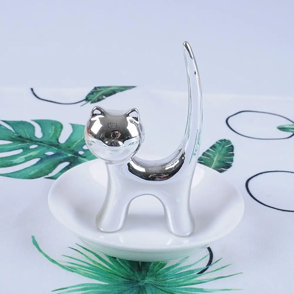 Trinket Dish Useful Engagement Rings Trinket Dish Eco-friendly Jewelry Earrings Bracelet Plate Wedding Decor