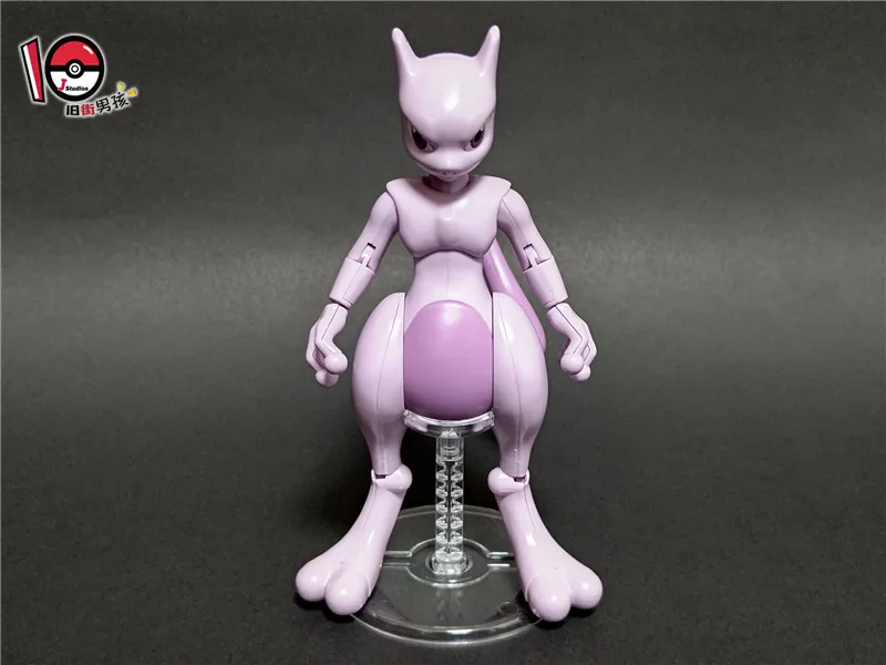 Bandai Genuine Pokemon Action Dolls Figures Mewtwo Strikes Back Pendant  Pikachu Mew Armor Mewtwo Keychain Model Toys Gifts - AliExpress