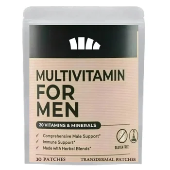 30 cerotti Cerotti transdermici multivitaminici da uomo Energia, messa a fuoco e prestazioni