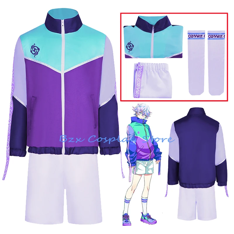 

Nayuta Yatonokami Cosplay Anime Paradox Live Cozmez Cosplay Costume Sports Suit Halloween Party Role Play Outfit for Men Women