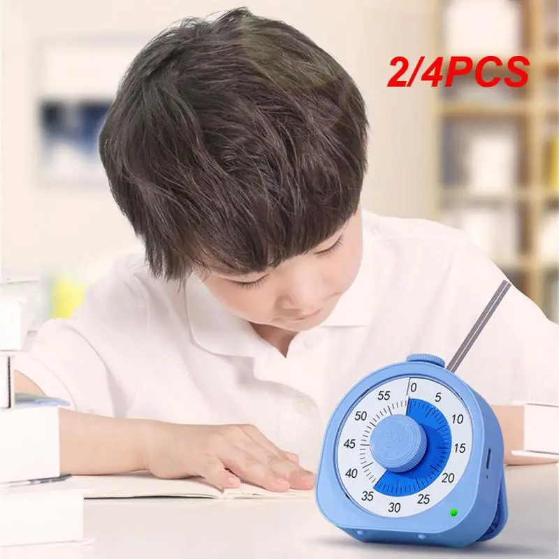 

2/4PCS Kitchen Visual Timer 60-minutes Super Countdown Visual Timer Study Mechanical Time Management Tool Suitable For Children
