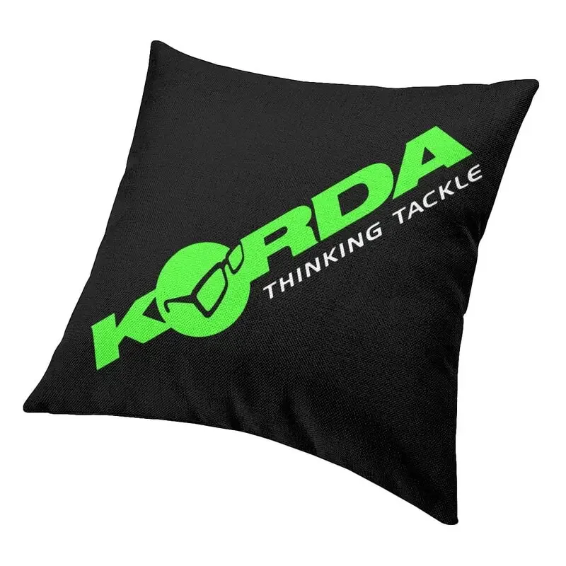 Fishing Korda Throw Pillow Cover Decoration Fish Carp Fisherman Gift Outdoor Cushions Cover Sofa Car Square Pillowcase