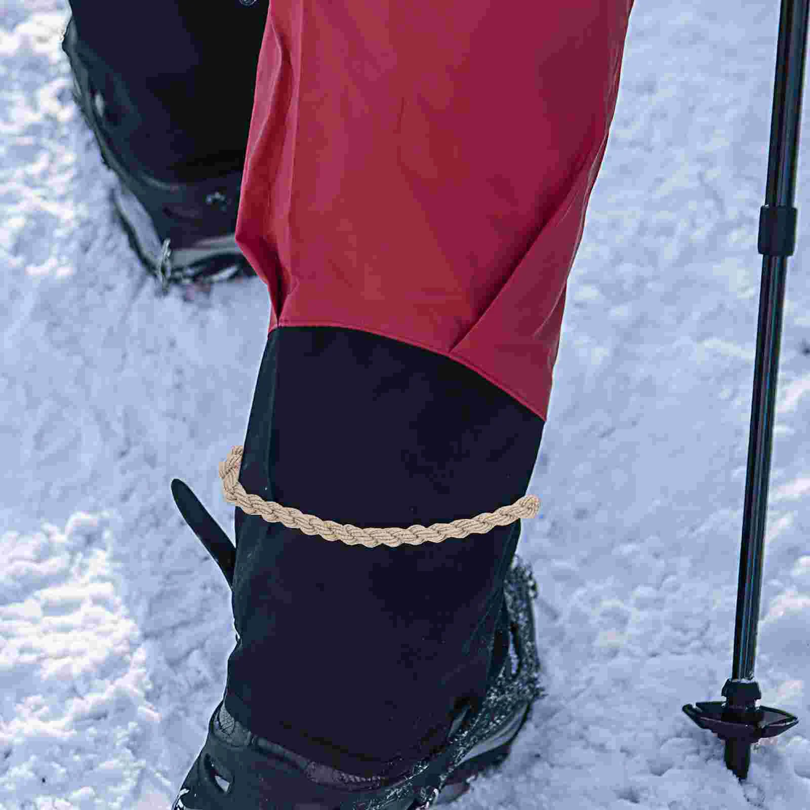 Boot Bands Elastic Straps 10 Pcs Portable Blousing Garters Outdoor Supplies Skiing Keep Warm Accessories Boot Ropes