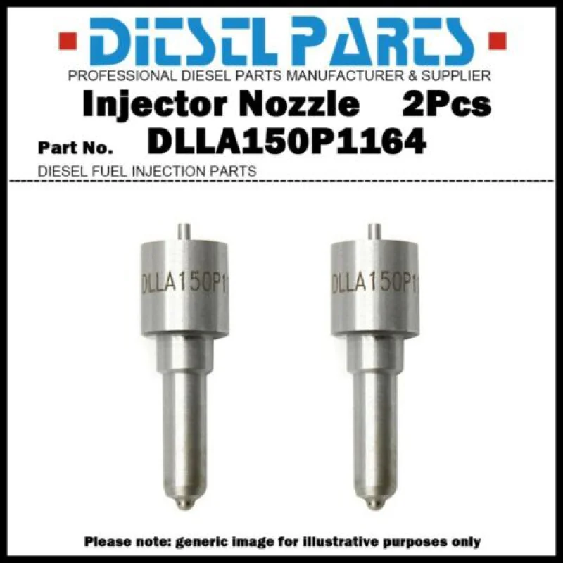 

2x Injector Nozzle DLLA150P1164 for Mercedes Benz AXOR ACTROS OM457 OM541 OM542