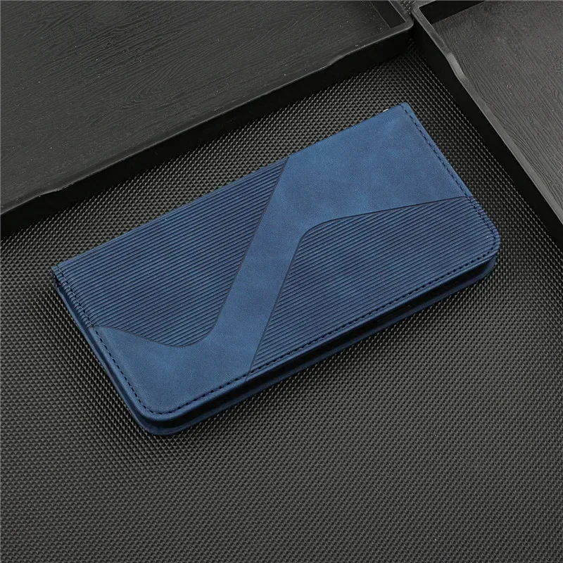 Leather Magnetic Wallet Flip Case with Book Stand - Universal Phone Cover