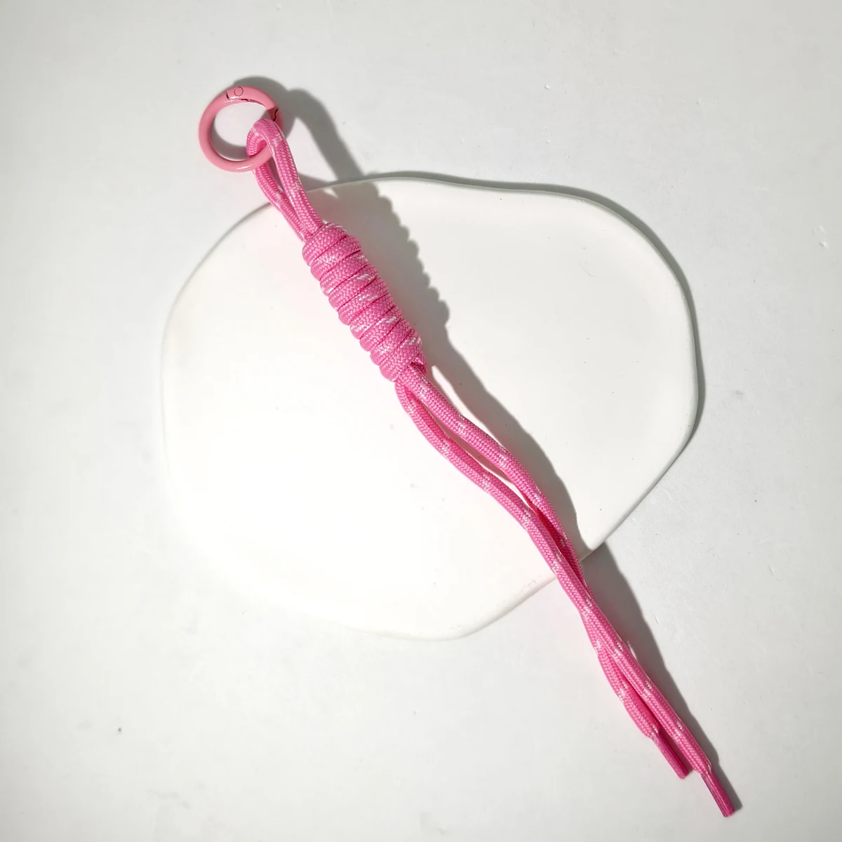 Vibrant Nylon Woven Rope Charms for Keychain and Bag Pendant Accessories