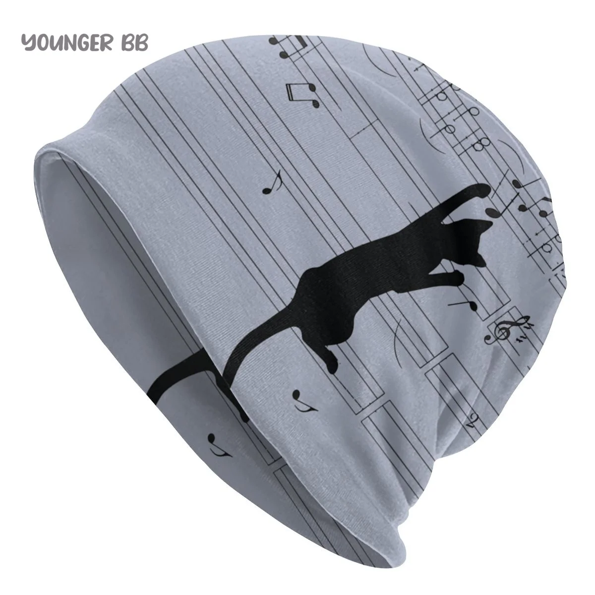 

Шапка-бини вязаная в стиле хип-хоп