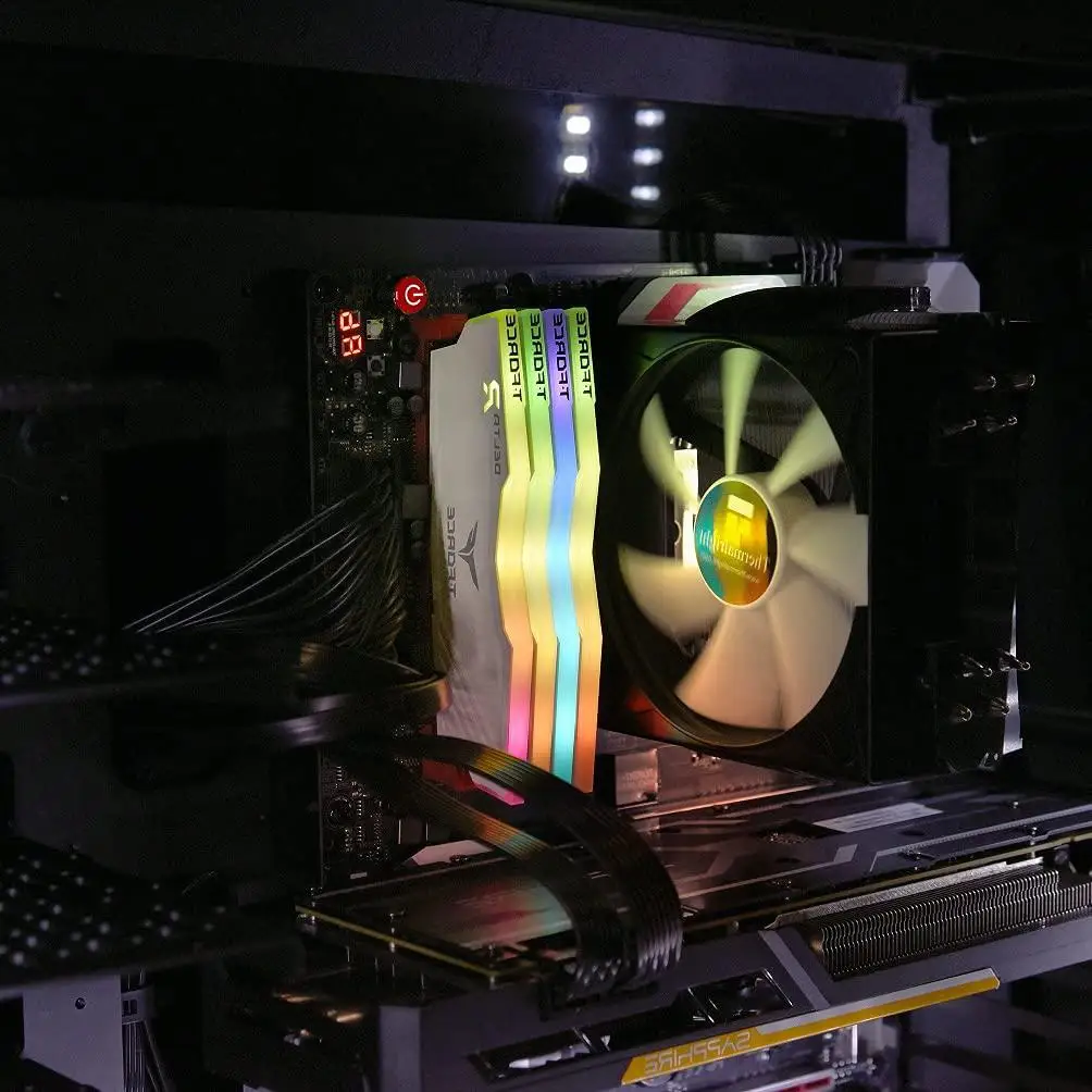 TEAMGROUP T-Force Delta RGB DDR4 16GB 8GB 3200MHz 3600MHz Desktop Memory