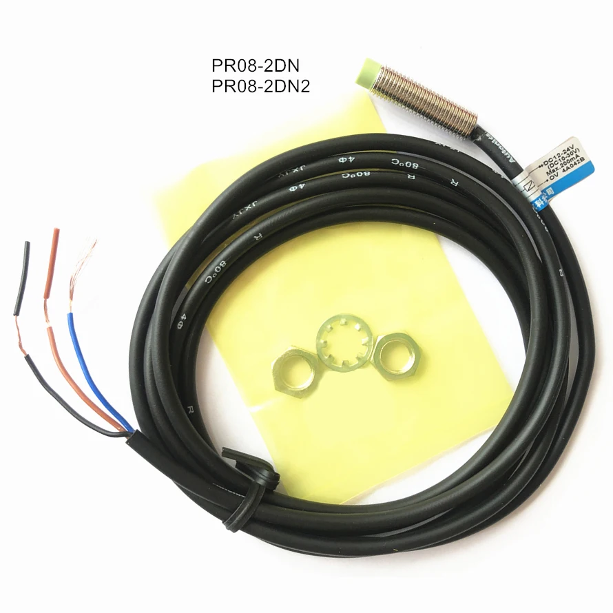 AUTONICS PR08-1.5DN Inductive Proximity Sensor - NPN Output, 1.5mm Sensing Range, 10-30V DC