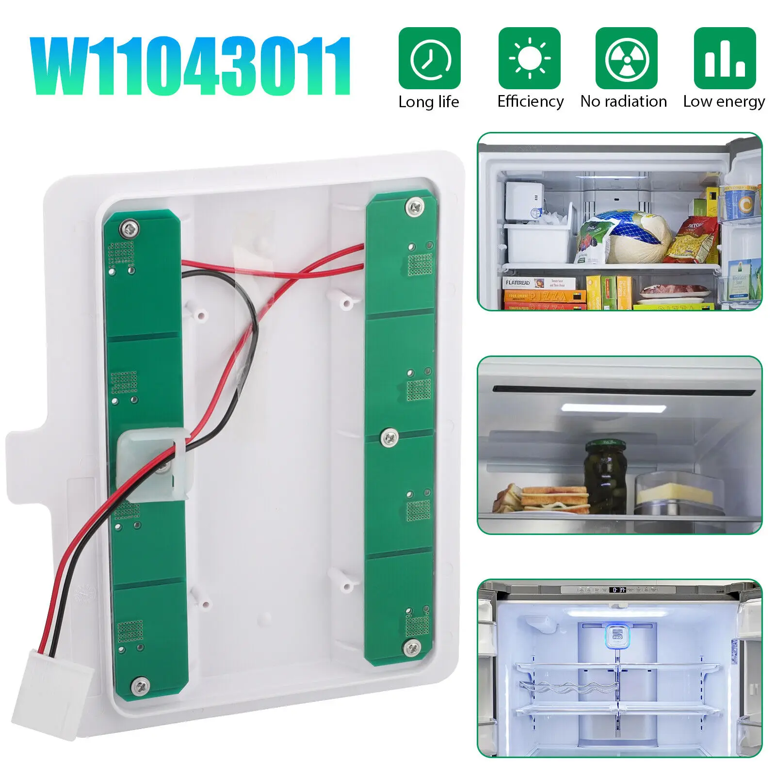 Tml W10866538 W11043011 Sostituzione Modulo Luce Led Frigorifero Per Whirlpool Kenmore Maytag Amana Iphone Ap6047972,Ps12070396
