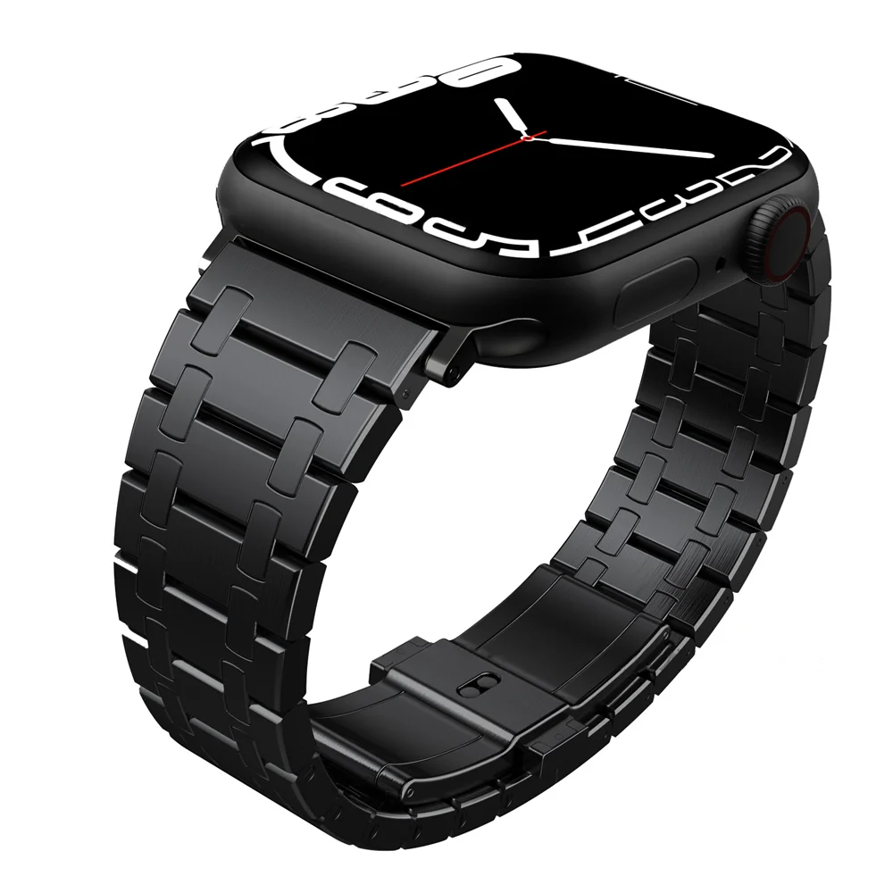

Metal strap For Apple watch band 49mm 45mm 41mm 44mm 40mm 42mm 38mm High End Stainless Steel Wristband iWatch Ultra 7 6 5 4 3 SE