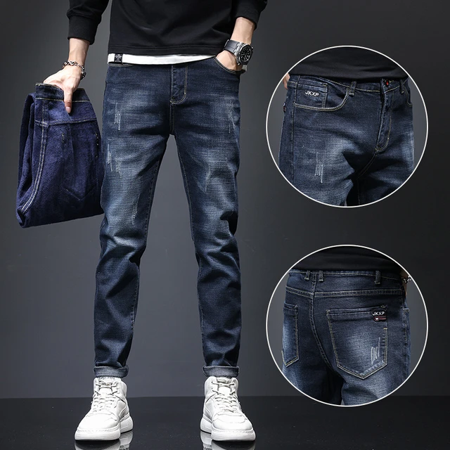 OEM Custom Logo Men's Ripped Skinny Denim Jeans Pants Wholesale New Fashion  Ripped Skinny Trousers Designer Denim Jeans - China Designer Denim Jeans  and Jeans price | Made-in-China.com