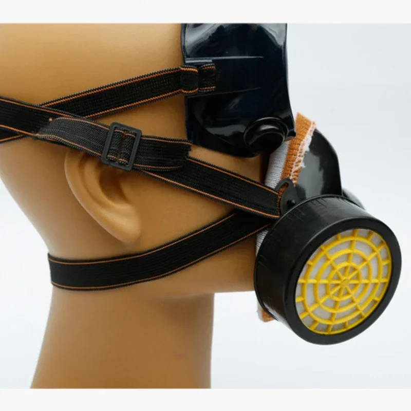 Masque Anti-Poussière Gaz avec Filtre Charbon Actif - Demi Masque Respirateur