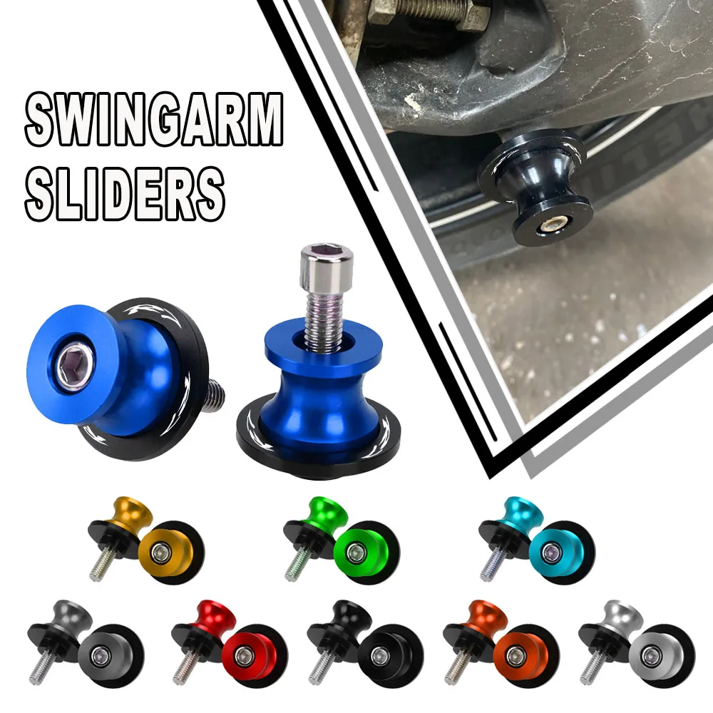 

For YAMAHA R7 2021 2022 2023 YZF R 7 YZFR7 Accessories Motorcycle CNC Slider Stand Swingarm Spools 6MM Screws