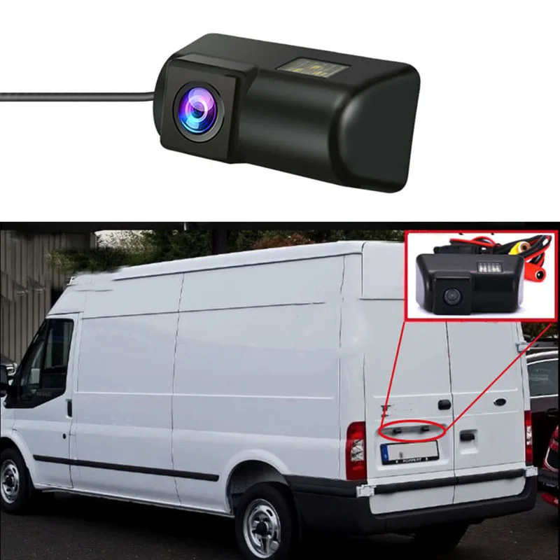 Sistema Telecamera Backup Con Monitor A Specchio 7" Per Ford Transit MK6 MK7 E Tourneo Connect 2012 - 4