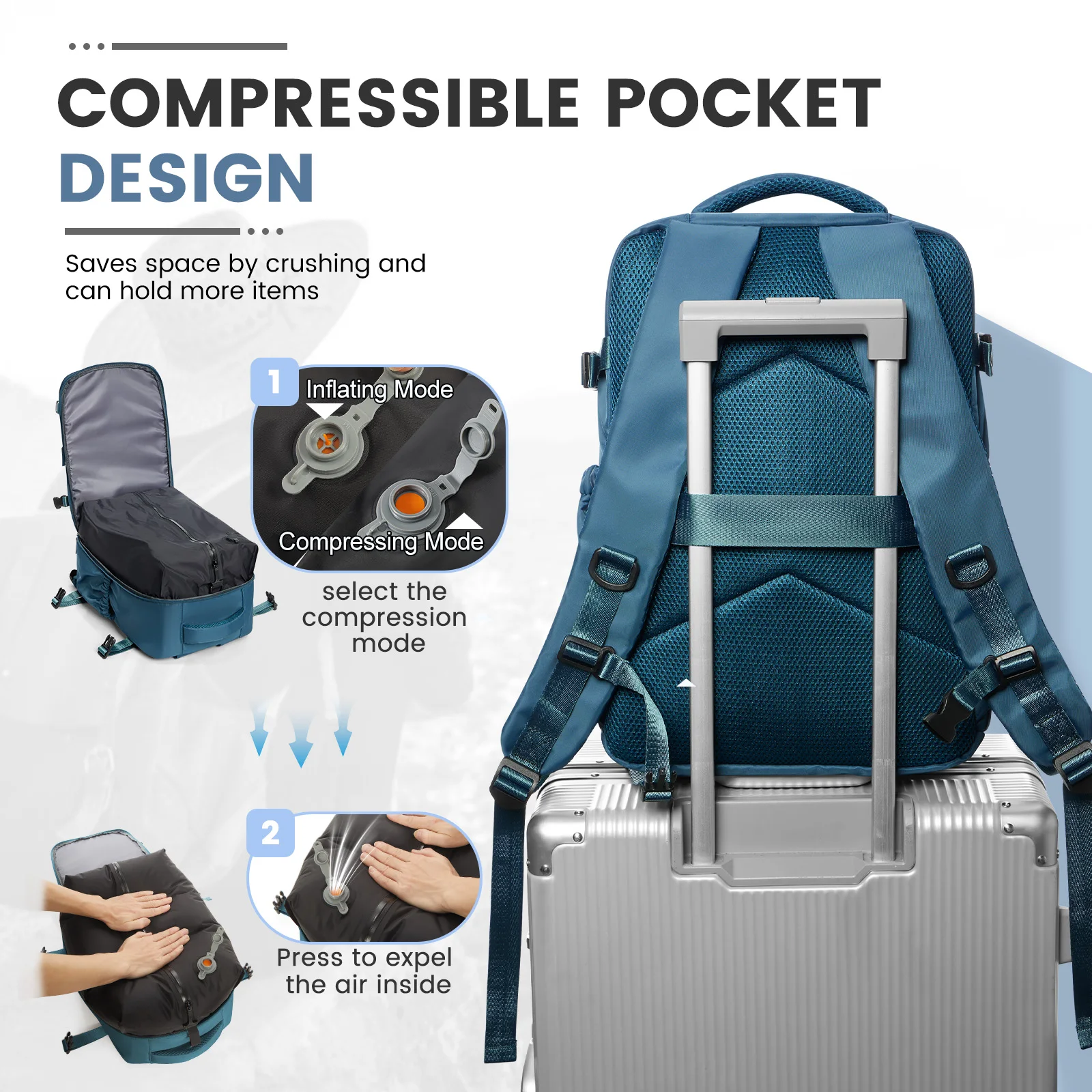 Vacuum Compression Cabin Backpack 5