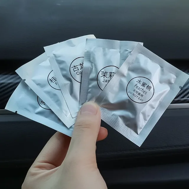 Désodorisant de voiture, tablettes de parfum solides, évent, recharge de parfum, 5 saveurs, intérieur de voiture, diffuseur de parfum, accessoires de tablette 5