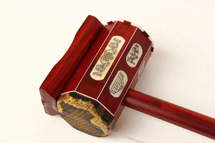 Treble Sihu rosewood bone carving Mongolian stringed instruments