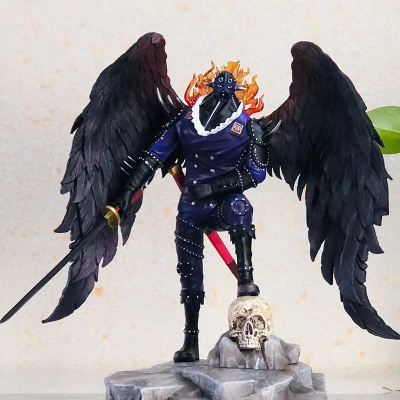 One Piece Gk Double-Headed Carving Fire Disaster Ember King Beast Pirate Group Tre Disastri Kaido Figure Model Decoration