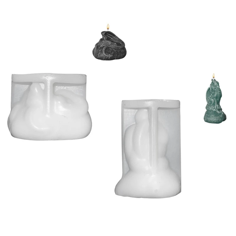 

Aromatherapys Making 3D Dragon Resin Mold Home Decors Scented Mold Dropship