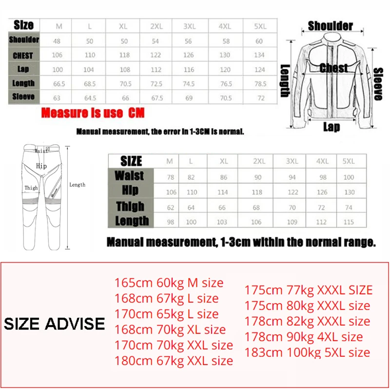 Motorcycle Waterproof Mesh Jackets Motorbike Liner summer protective Pants OXFORD Racing Reflective Moto Protective Gear Jackets