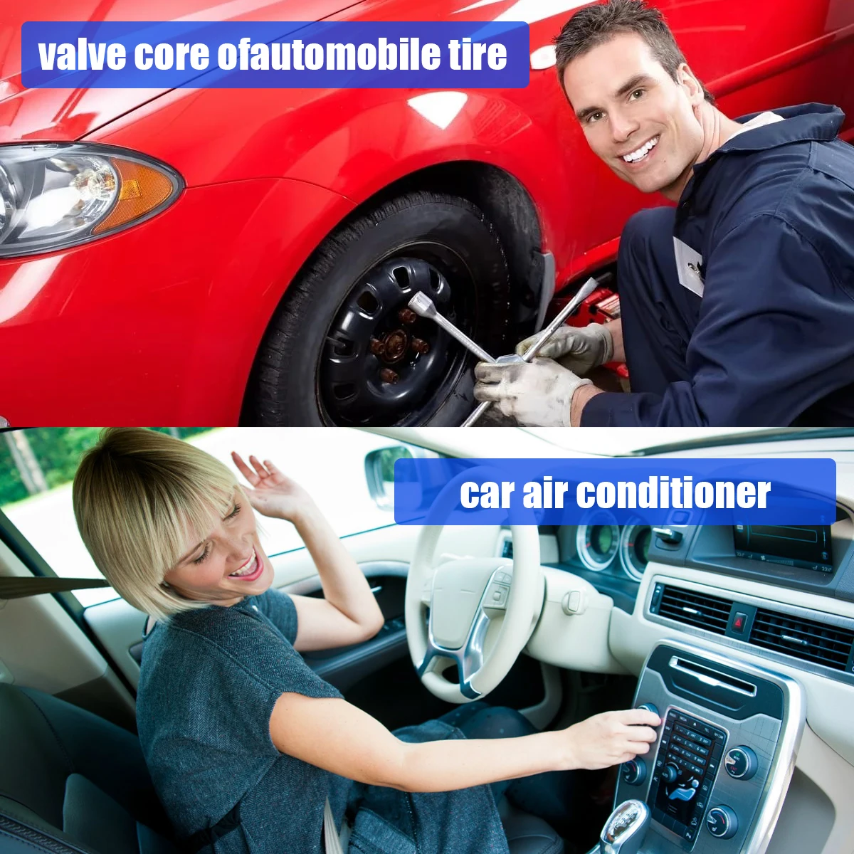 R12 Valve Core Remover Tool Installer Air Conditioner Valve Stem Core Dismantling Tool 102Pcs for Auto Car A/C Tire air conditioning valve core tool air conditioning valve core car ac control valve