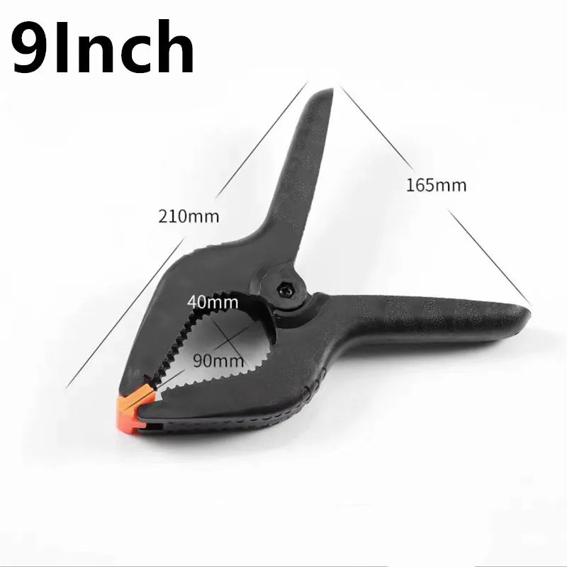 1-10 Pcs 목공 스프링 클램프 2/3/4/6/9 인치 DIY 도구 플라스틱 나일론 클립 A 타입 클램프 목공 지주 스프링 클립