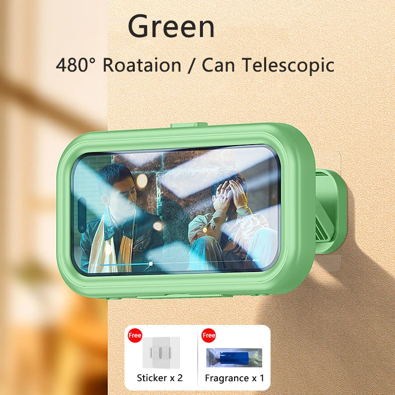 دوران جديد مقاوم للماء الحمام الهاتف جدار جبل حامل...