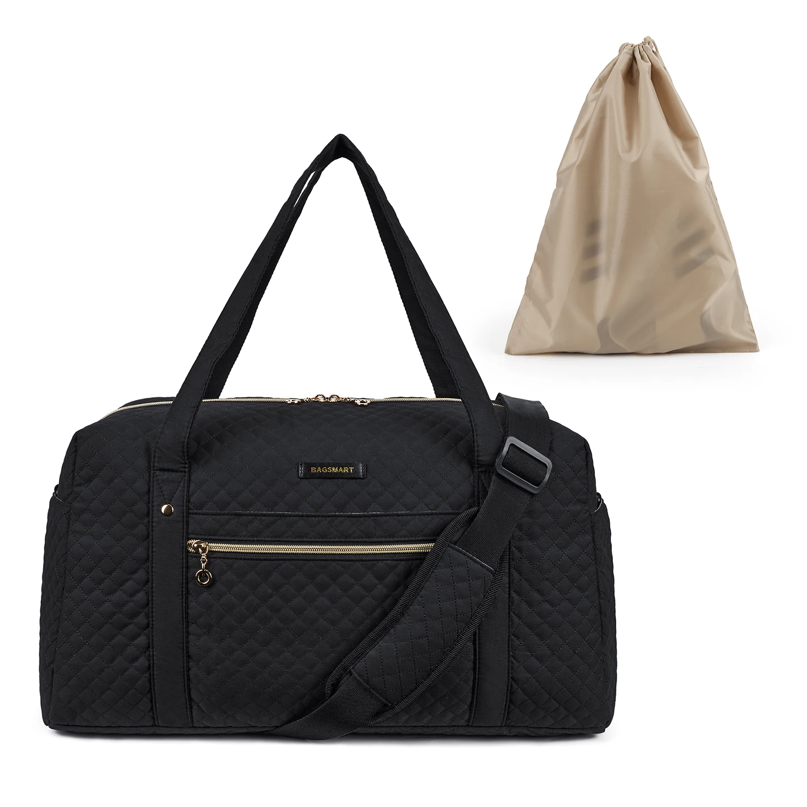 Sac à Vêtements BAGSMART Imperméable – Nylon Noir – Neuf