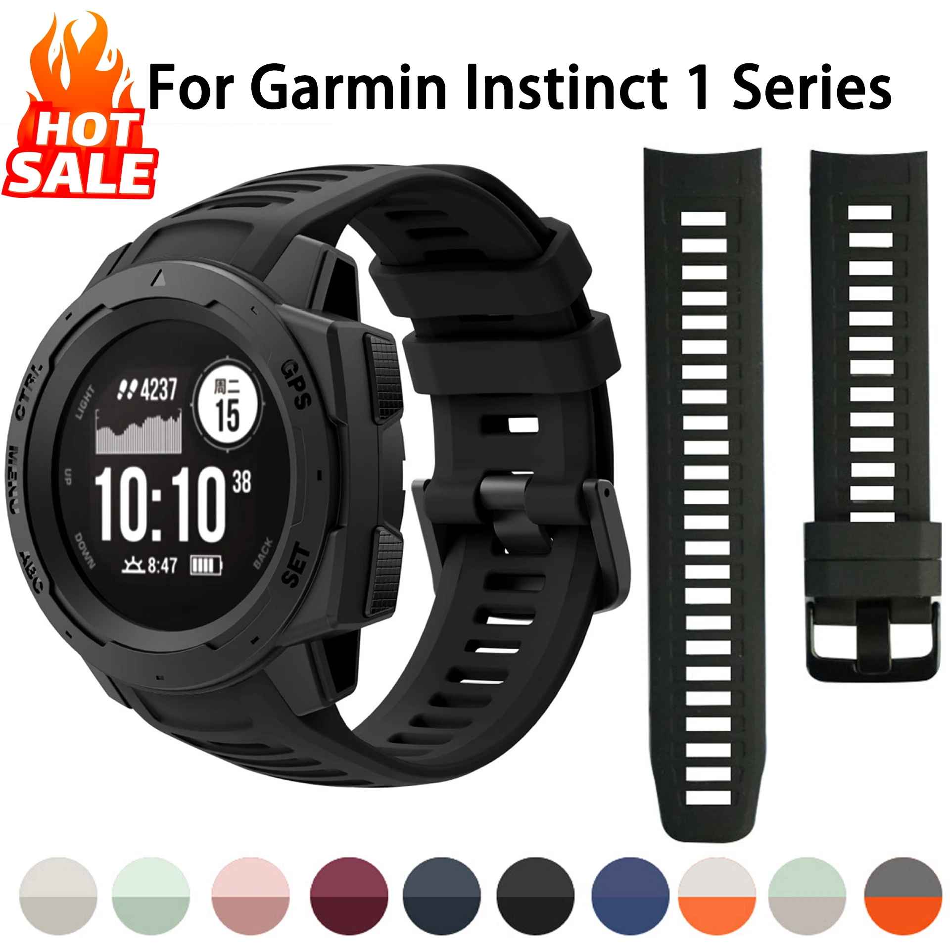 High-Quality Silicone Sport Wristband Replacement Bracelet
