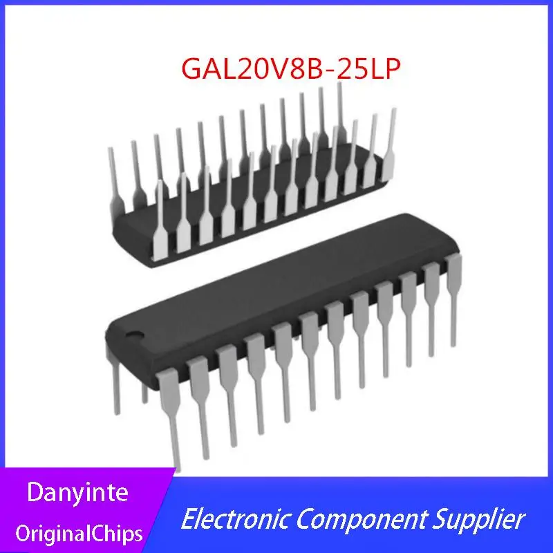 Új  10PCS/LOT  GAL20V8B-25LP   GAL20V8B   Acéloz  