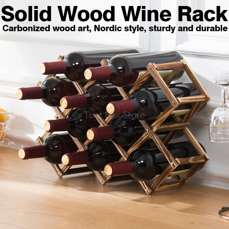 Foldable Wooden Wine Rack 3 | Foldable Wooden Wine Rack 2