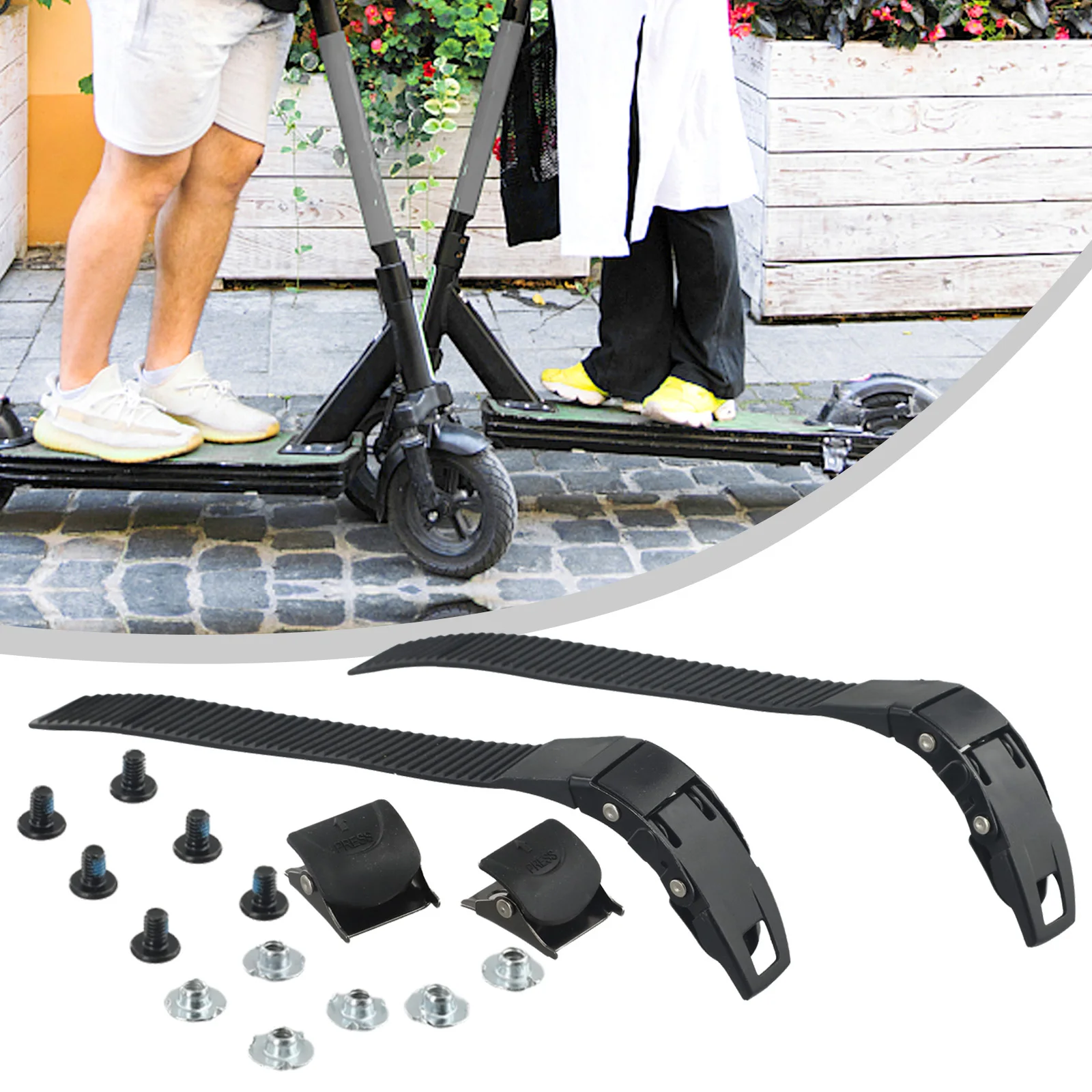 

Roller Skates Strap Shoes Strap Skateboard Universal 210*22*5mm 2Pcs 30g Accessories Black Easy To Use Durable