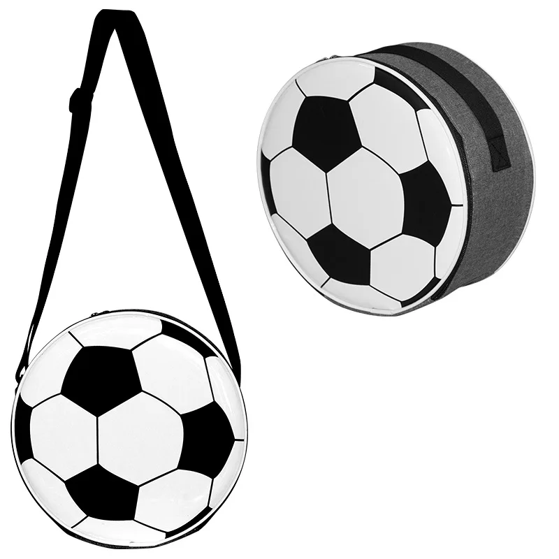 Men Women Cooler Lunch Bag Football Soccer Pattern Kids Portable Thermal Food Picnic Bags for School Girls Boys Lunch Box Tote